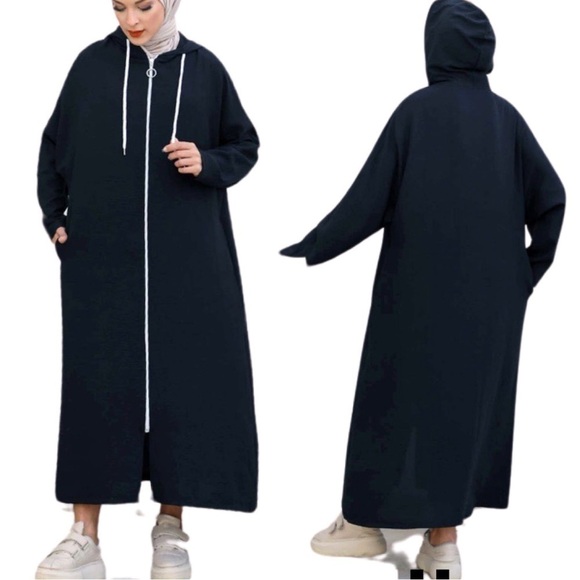 Jackets & Blazers - Parka Coat With Zip Hood Sz XXL made in Europe